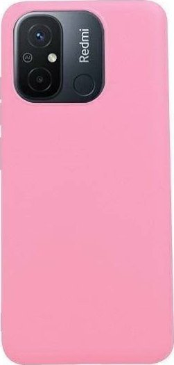 Kapak telefoni Beline Candy Case për Xiaomi 12C, silikon TPU, i hollë, rozë e çelët