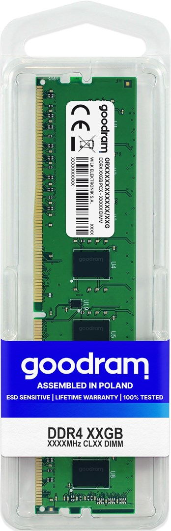RAM меморија GoodRam DDR4 GR2666D464L19/32G, 32GB, 2666MHz, CL19