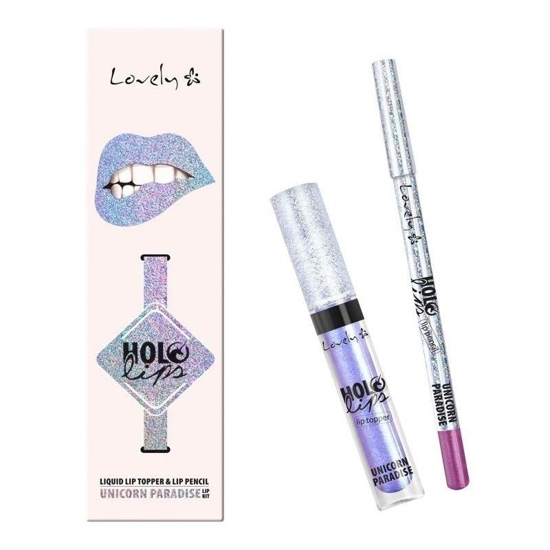 Set për buzë Lovely HOLO LIPS, Nr. 02