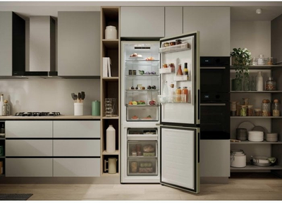 Frigorifer Candy CNCQ2T518EC, 279 L, freestanding, krem