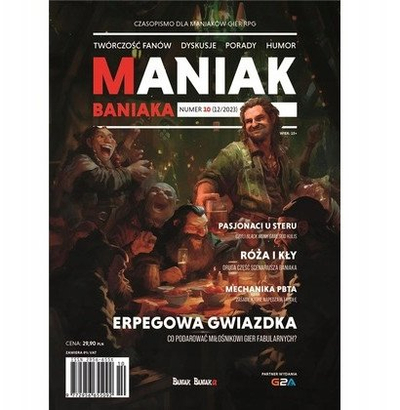 Revistë Maniac of Baniak, Numri 7, 09/2023, RPG, me ngjyra