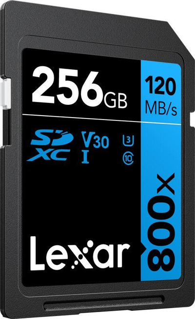 Kartë memorje Lexar Professional 800x SDXC, 256GB, 120MB/s, UHS-I U3 V30