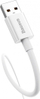 Kabllo USB Baseus Superior, USB A në USB C, 0.25 m, 100 W, e bardhë