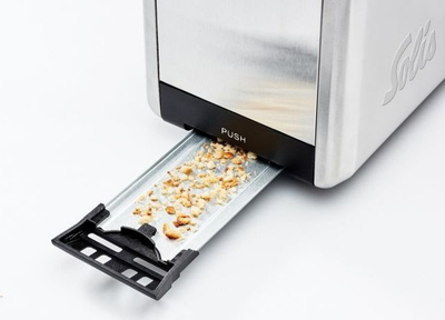 Toster Solis 920.12 Type 8002, 925W, 2 feta, inox argjendi