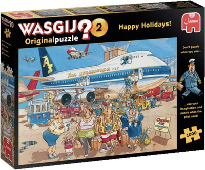 Puzzle Jumbo Wasgij Original Happy Holidays 2, 1000 copa, shumëngjyrësh