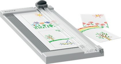 Prerëse letre Leitz Trimmer Precision Home, A4, 8 fletë, gri