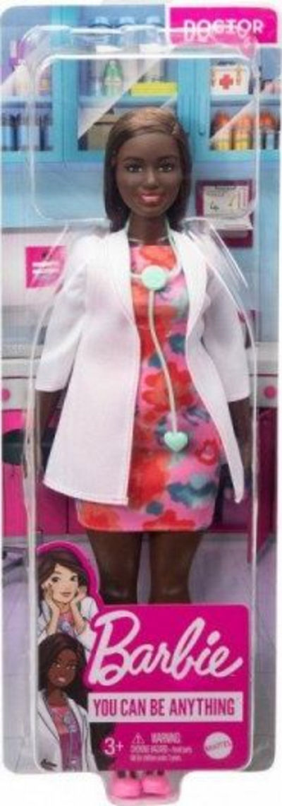 Kukull Barbie Doktore You Can Be Anything, 30cm, me stetoskop, me përparëse të bardhë