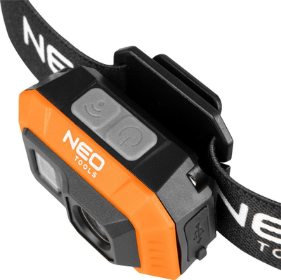 Фенер за глава NEO TOOLS со полнење, 500 lm, USB C, ЛЕД COB