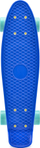 Pennyboard Meteor Plastic 22629, rrota poliuretani, deri 100kg, blu