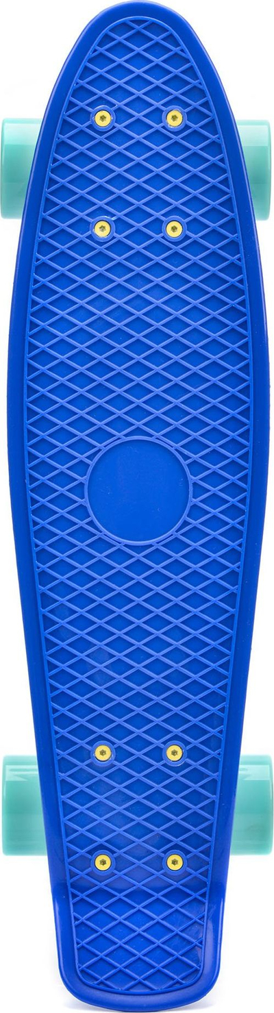 Pennyboard Meteor Plastic 22629, rrota poliuretani, deri 100kg, blu