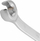Çelës unazë JCB OPEN-ENDED, 11x13 mm, Cr-V, ngjyrë argjendtë