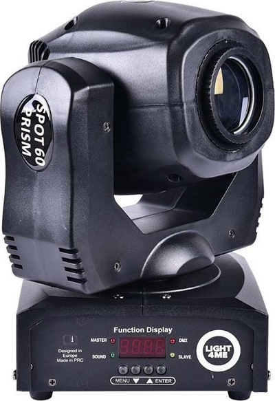 Reflektor lëvizës Light4me Moving Head, LED 60W, kompakt, i zi