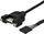 Kabllo USB StarTech.com, USB A në header të pllakës amë, 30 cm, e zezë
