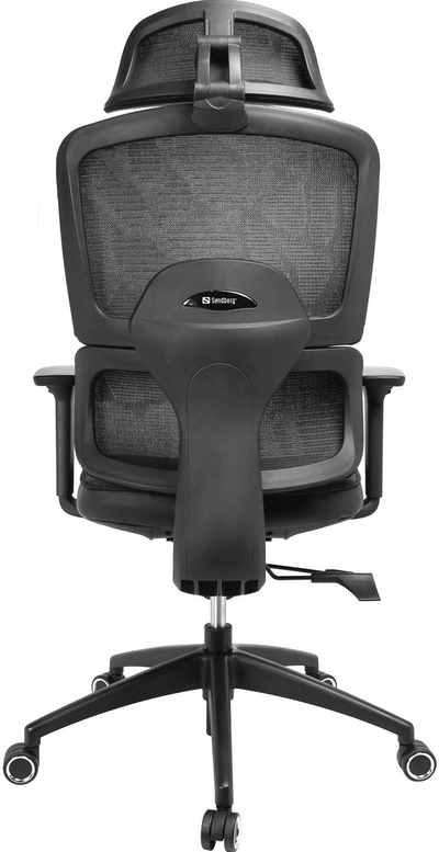 Karrige gaming Sandberg ErgoFusion Gaming Chair Pro, ergonomike, me rrjetë të zezë