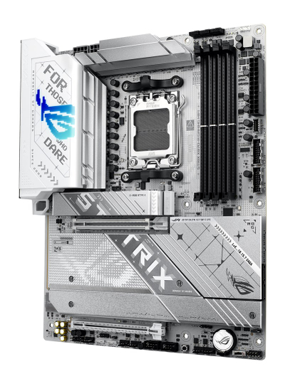 Мобо-плоча Asus ROG Strix X870 A Gaming WiFi, Socket AM5, DDR5, бела