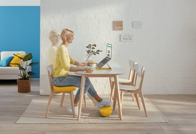 Mbajtëse laptopi Leitz Ergo Cosy, ergonomike, blu