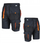 Pantallona të shkurtra pune Dierre Sara Workwear King 11011, me xhepa, madhësia M, të zeza portokalli