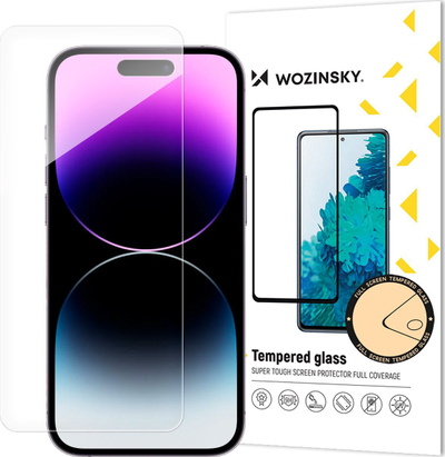Xham mbrojtës Wozinsky për iPhone 15 Pro, tempered glass, transparant