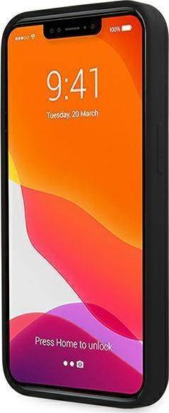Futrollë telefoni Guess GUHMP13XLSLMGBK për iPhone 13 Pro Max 6.7\", silikon, e zezë