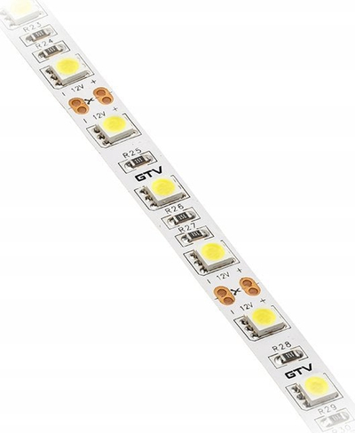Shirit LED GTV Strip Flash 2835, 5m, 600 LED 60W, dritë e bardhë neutrale