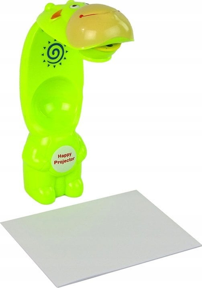 Projektor vizatimi LeanToys Drawing Projector Cow, me markera, i gjelbër