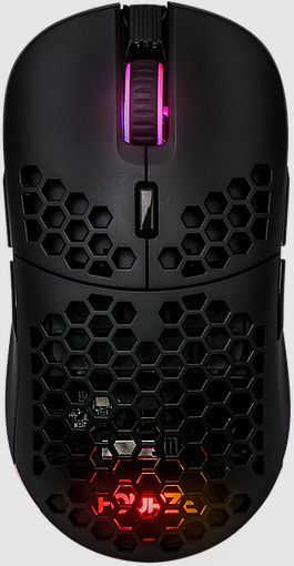 Гејминг глушец FOURZE GM900, амбидекстрален, без кабел, црн со RGB