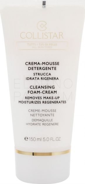 Shkumë pastruese fytyre Collistar All Skin Types, krem shkumues, 150ml