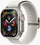 Rrip ore Vonmählen Woven Strap për Apple Watch, 42 44 45 49 mm, najlon, bezhë