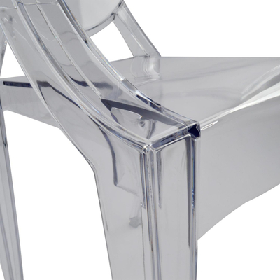Karrige akrilike transparente ARAMIS me krahë, 52,2×56,5×92 cm (HM0169)