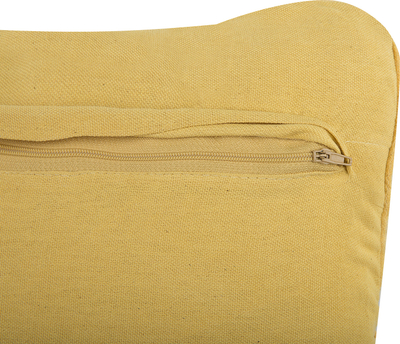Jastëk dekorativ KIRIS Throw Cushion, pambuk, 30 x 50 cm, i verdhë