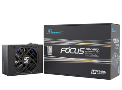 Напојување SeaSonic Focus SPX 2021, 650W, SFX, црно