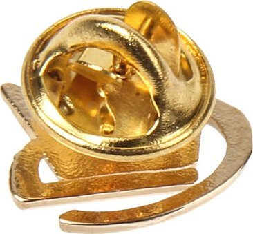 Pin dekorativ Caseking Crown 24k, logo Caseking, ngjyrë ari