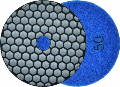 Disk bluarës Geko G78930, 100 mm, grit 50, për bluarje në të thatë