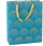 Qese dhurate Elegant Gold Stars, 32 x 26 x 12 cm, blu