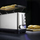 Toaster Catler TS 4014, 2 feta, trup metalik, argjendtë