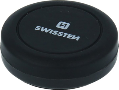 Mbajtëse magnetike për makinë Swissten S-Grip Dashboard M10, metal, me ngjitës, e zezë