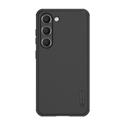 Mbrojtëse telefoni Nillkin Frosted Pro për Samsung Galaxy S23, antirrëshqitëse, rezistente ndaj goditjeve, e zezë