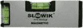 Nivel magnetik Słowik PK2M, 10cm, trup alumini, ngjyrë argjendi