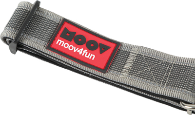 Qafore për qen Zolux Moov, 40mm, e rregullushme 51‑67cm, gri