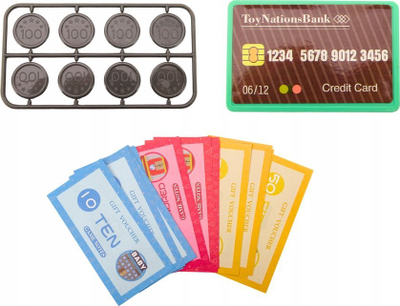 Lodër kasë për kalamaj Cash Register, me karrocë pazarit, me drita dhe zhurma, rozë
