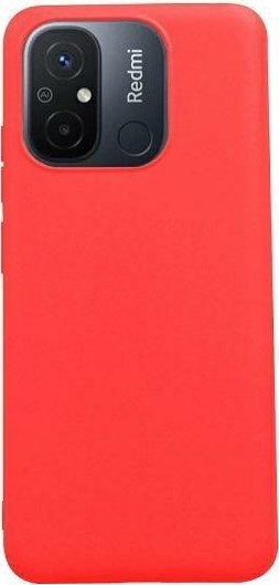 Kapak telefoni Beline Case Candy Xiaomi 12C, TPU silikon, i kuq