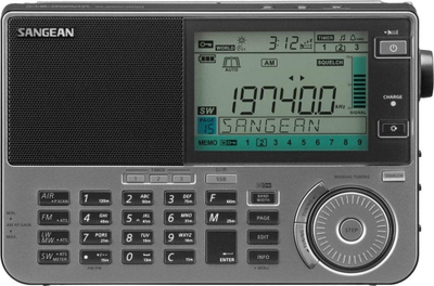 Radio portabël Sangean ATS-909X2, multiband, SSB, gri