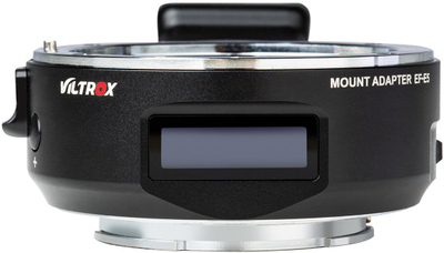Adapter objektivi Viltrox EF E5, Canon EF nē Sony E, me OLED, i zi