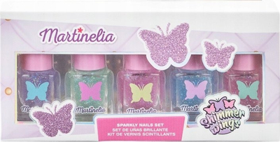 Set manikyri për kalamoj Martinelia Shimmer Wings, 5 copë, 5 ml, shumëngjyrësh