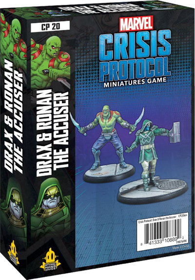 Експанзија друштвена игра Atomic Mass Games Marvel Crisis Protocol Drax и Ronan AMG CP20