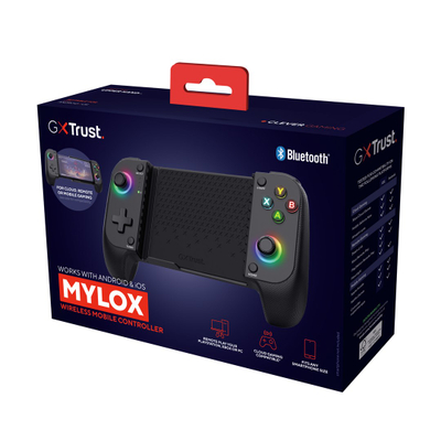 Kontrollues lojërash Trust GXT 735 Mylox, wireless, Bluetooth 5.0, i zi