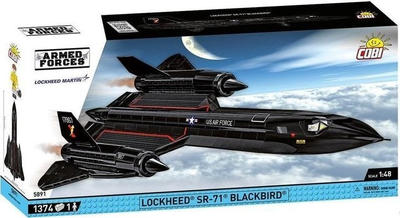 Set ndërtesë Cobi Lockheed SR-71 Blackbird, 1374 blloqe, shkalla 1:48, shumëngjyrësh