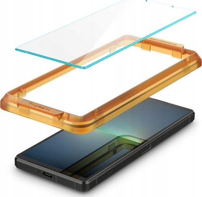 Xham mbrojtës Spigen Glas.TR për Sony Xperia 5 V, 2 copë, transparent