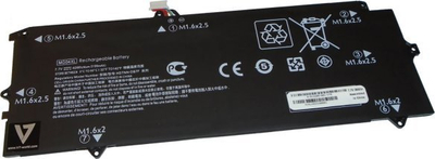 Bateri laptopi V7 H-812205-001-V7E, për zëvendësim, e zezë