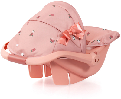 Sedilje kukulle Bayer Doll Car Seat, me tendë, për kukulla deri 46 cm, rozë